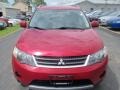 2008 Rally Red Metallic Mitsubishi Outlander SE  photo #14