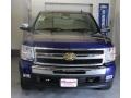 2010 Laser Blue Metallic Chevrolet Silverado 1500 LT Extended Cab 4x4  photo #2