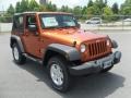 2010 Mango Tango Pearl Jeep Wrangler Sport 4x4  photo #5