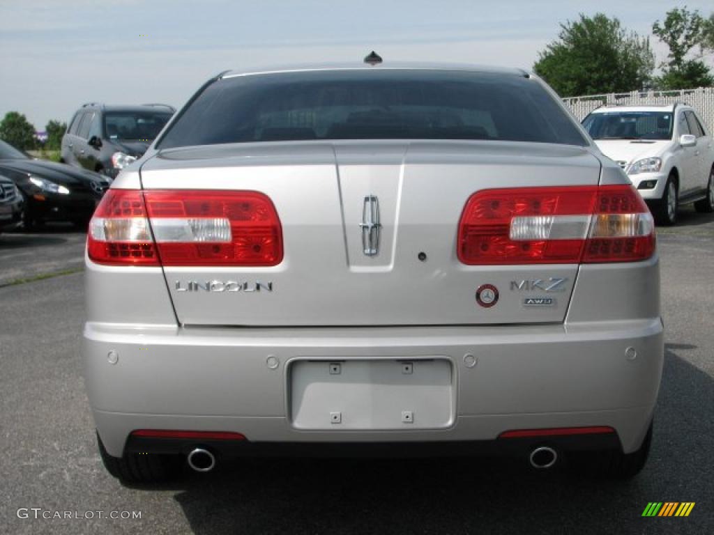2008 MKZ AWD Sedan - Silver Birch Metallic / Light Stone photo #4
