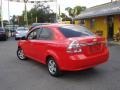 2007 Victory Red Chevrolet Aveo LS Sedan  photo #4