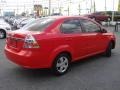 2007 Victory Red Chevrolet Aveo LS Sedan  photo #6