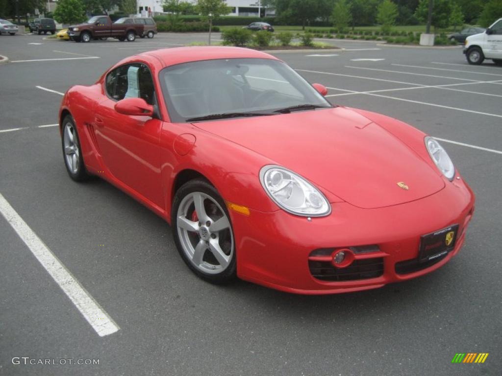 2007 Cayman S - Guards Red / Black photo #1