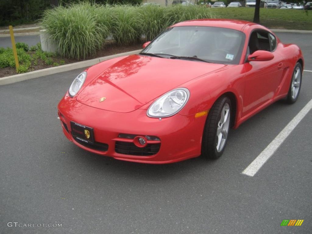 2007 Cayman S - Guards Red / Black photo #3