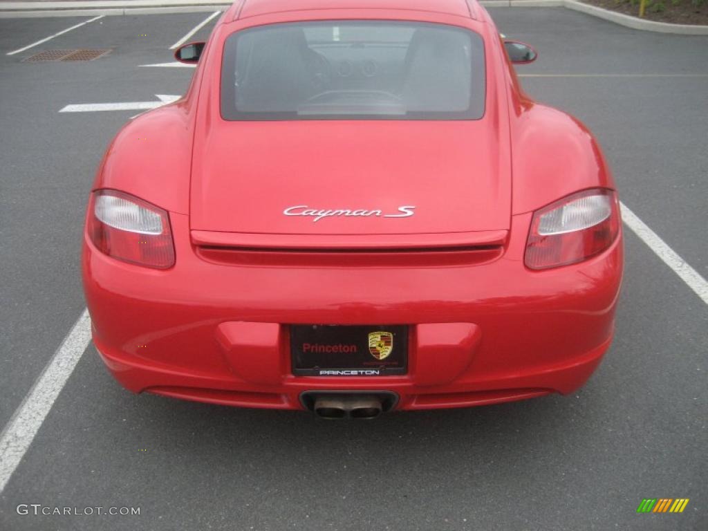 2007 Cayman S - Guards Red / Black photo #6