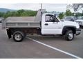 2007 Summit White Chevrolet Silverado 3500HD Regular Cab Chassis 4x4 Dump Truck  photo #4