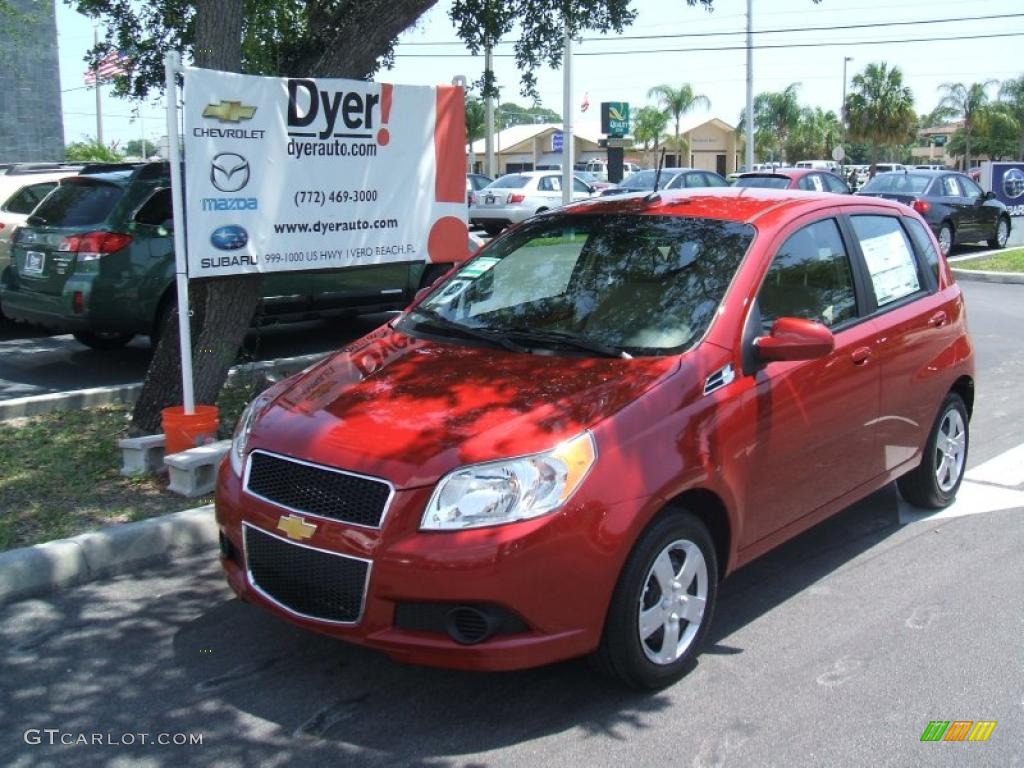 Sport Red Chevrolet Aveo