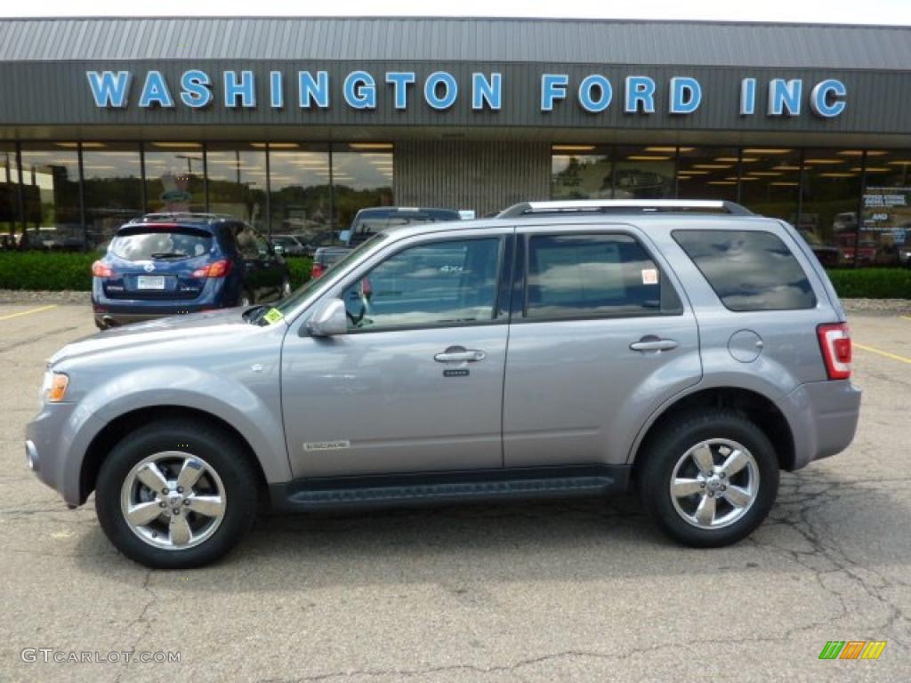2008 Escape Limited 4WD - Tungsten Grey Metallic / Charcoal photo #1