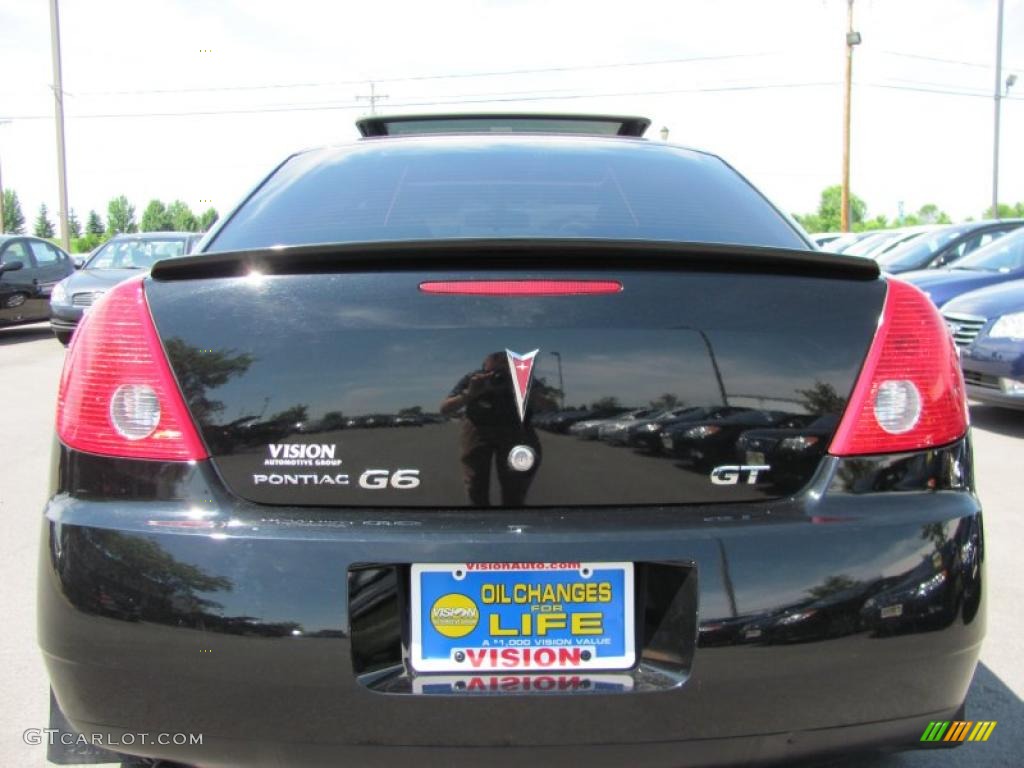 2007 G6 GT Sedan - Black / Ebony photo #14