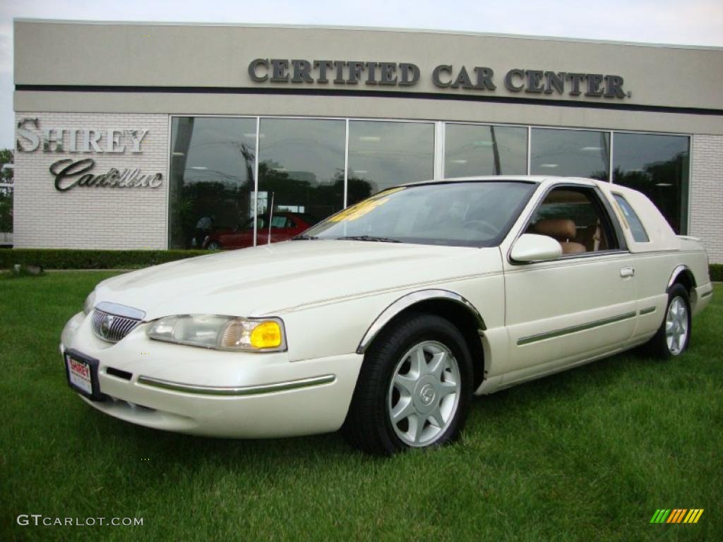 1997 Cougar XR7 - White Opalescent Metallic / Prairie Tan photo #1