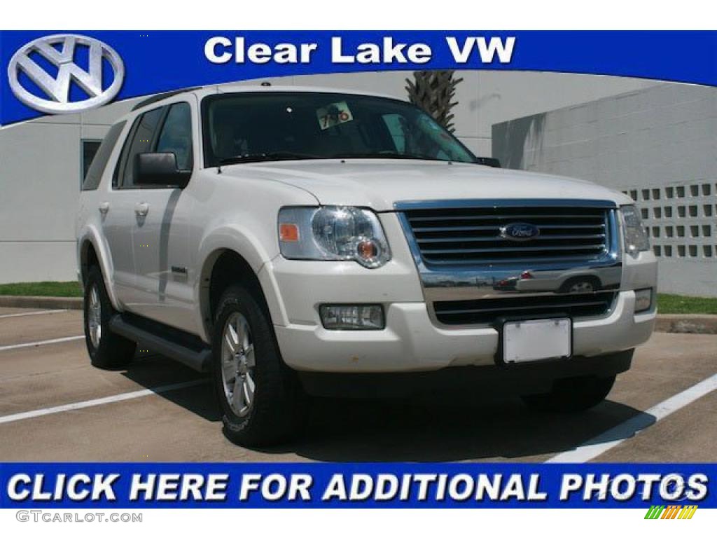 White Suede Ford Explorer