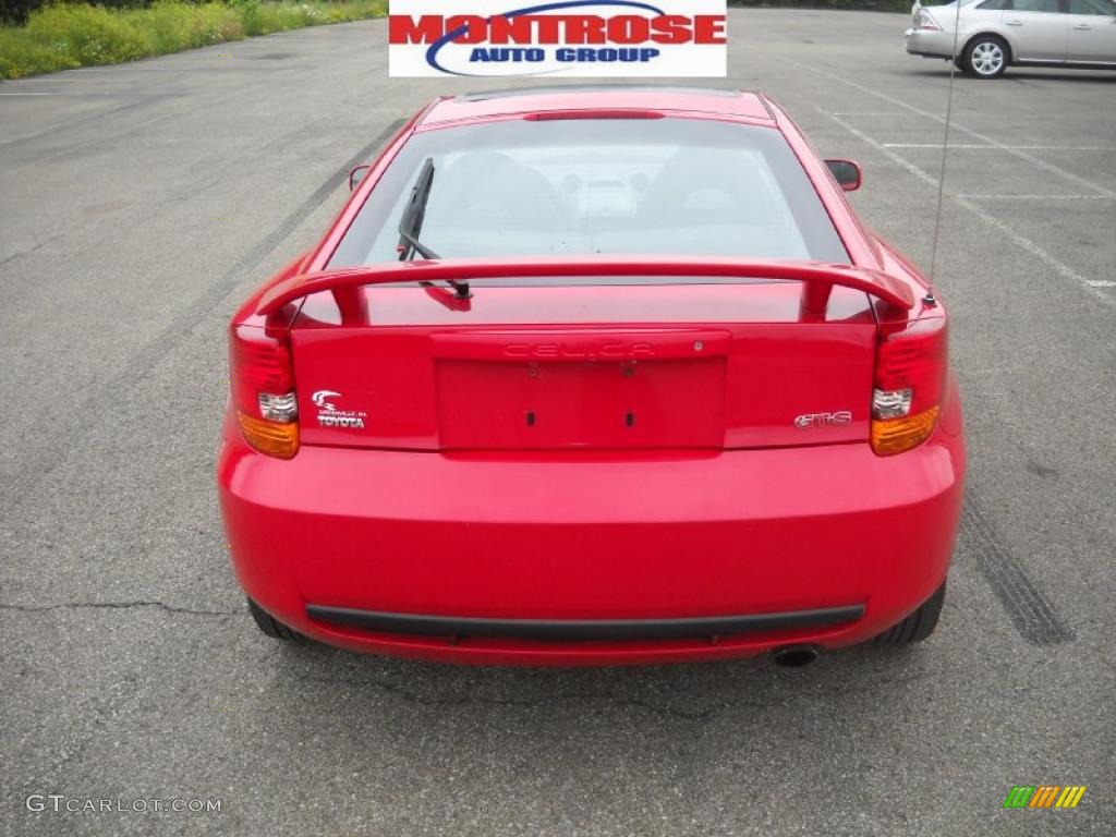 2001 Celica GT-S - Absolutely Red / Black photo #4