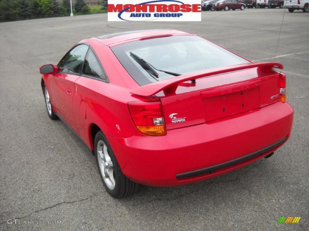 2001 Celica GT-S - Absolutely Red / Black photo #5