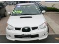 2007 Satin White Pearl Subaru Impreza WRX Wagon  photo #2