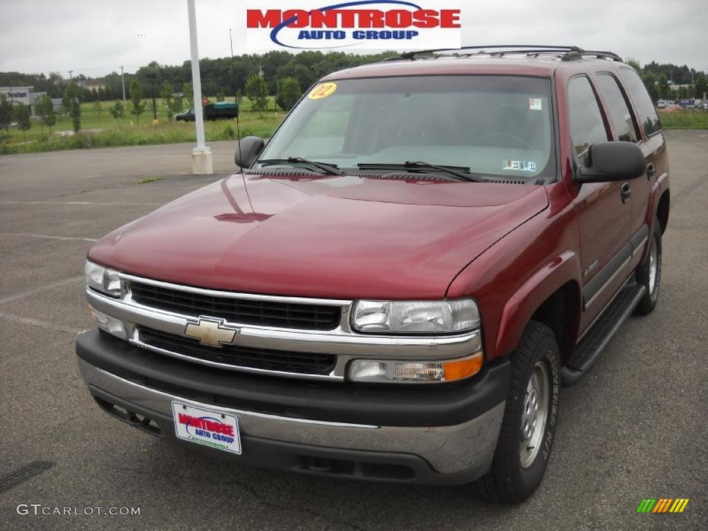 2002 Tahoe LS 4x4 - Redfire Metallic / Graphite/Medium Gray photo #20