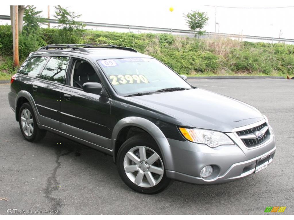 2009 Outback 2.5i Special Edition Wagon - Diamond Gray Metallic / Off Black photo #3