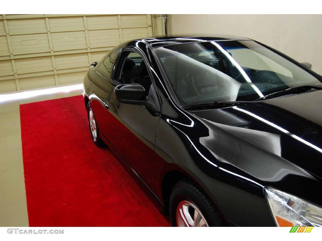2007 Accord EX-L Coupe - Nighthawk Black Pearl / Black photo #14