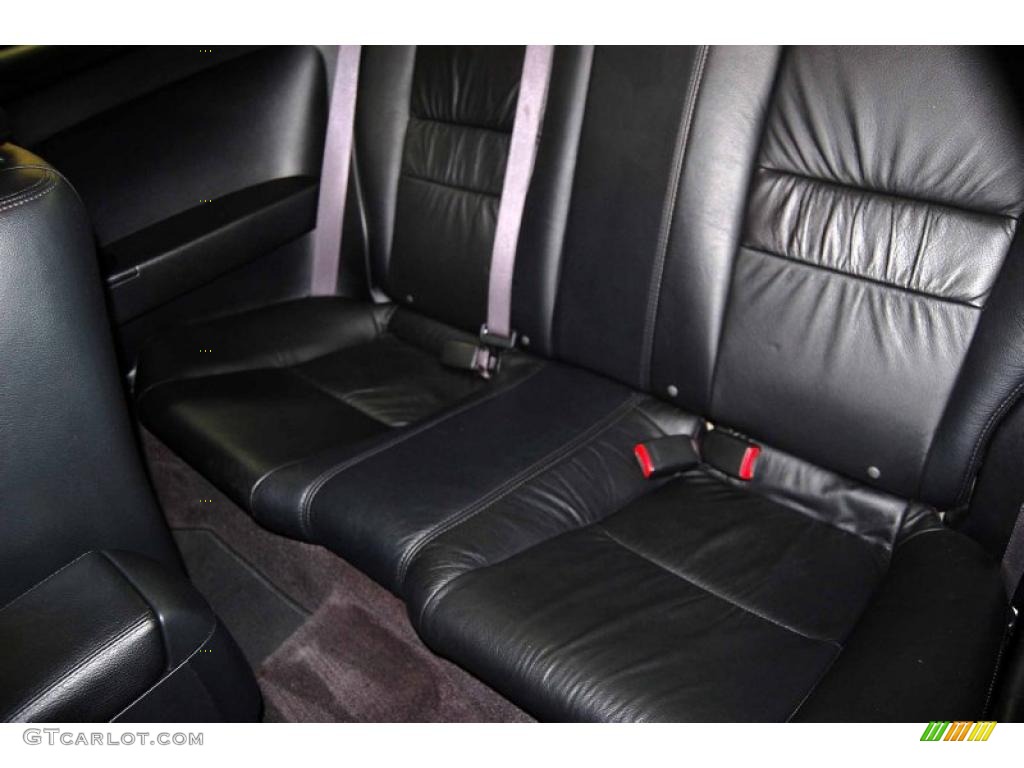 2007 Accord EX-L Coupe - Nighthawk Black Pearl / Black photo #19