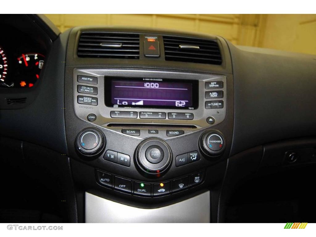 2007 Accord EX-L Coupe - Nighthawk Black Pearl / Black photo #25