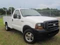 2006 Oxford White Ford F250 Super Duty XL Regular Cab Chassis Utility  photo #4