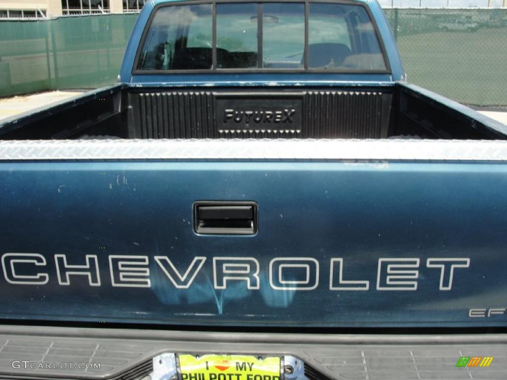 1991 C/K C1500 Extended Cab - Medium Blue Metallic / Blue photo #4