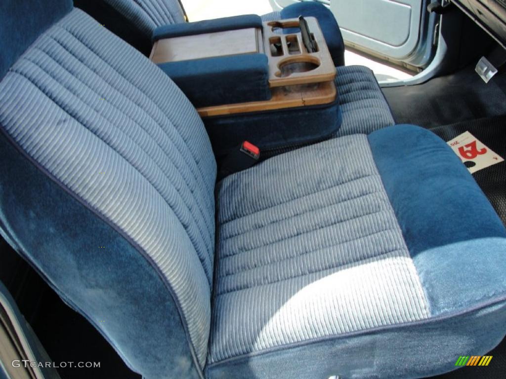 1991 C/K C1500 Extended Cab - Medium Blue Metallic / Blue photo #24