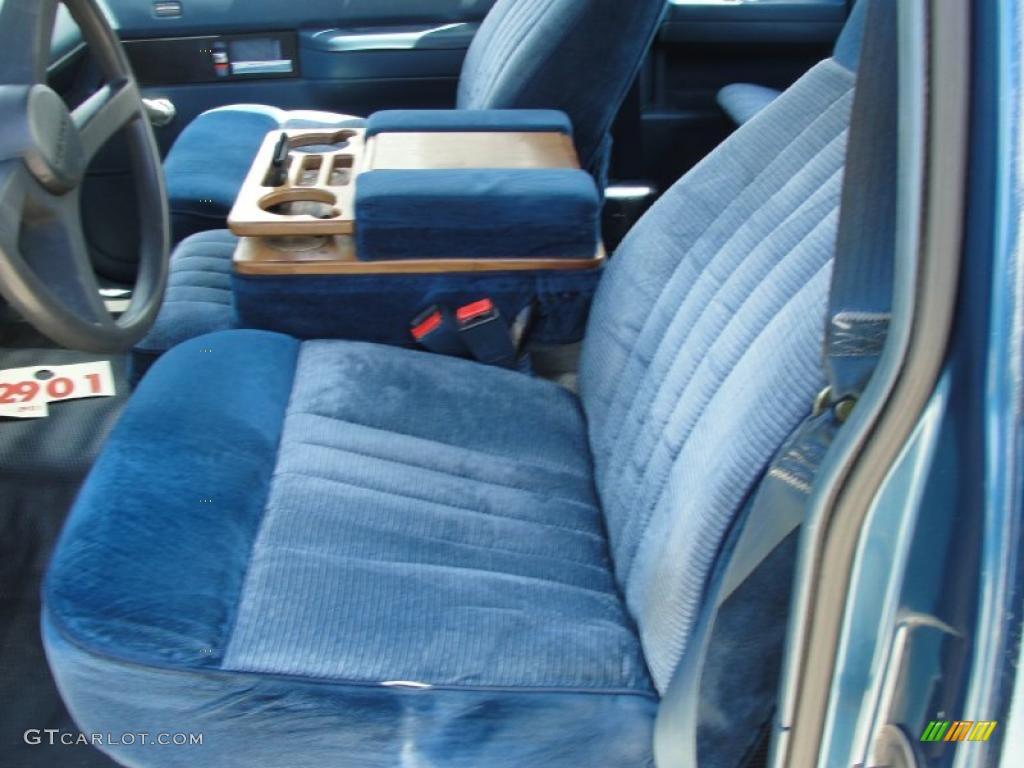 1991 C/K C1500 Extended Cab - Medium Blue Metallic / Blue photo #26