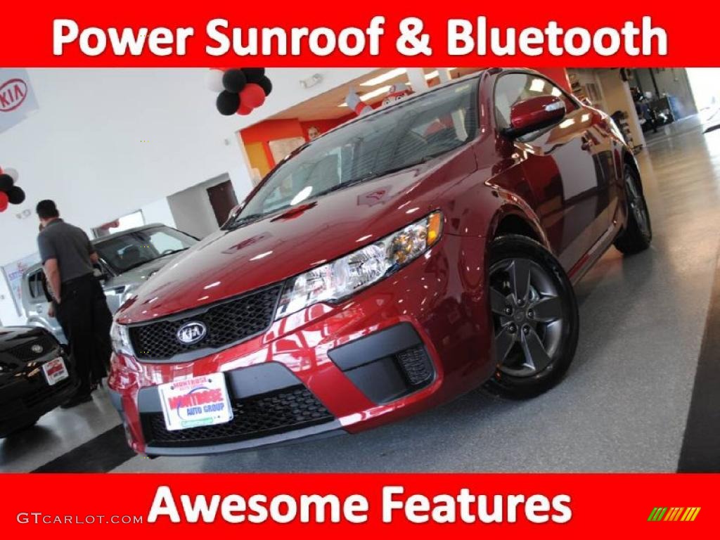 Spicy Red Kia Forte Koup