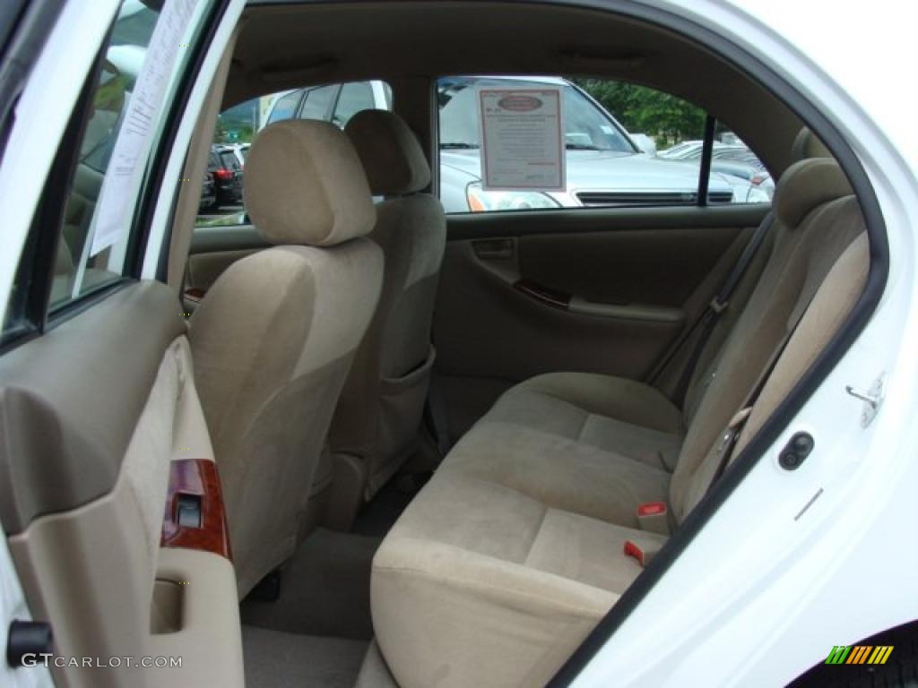 2006 Corolla LE - Super White / Beige photo #13