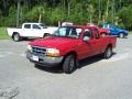 2000 Bright Red Ford Ranger XLT SuperCab  photo #1