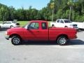 2000 Bright Red Ford Ranger XLT SuperCab  photo #8