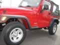 2006 Flame Red Jeep Wrangler SE 4x4  photo #29