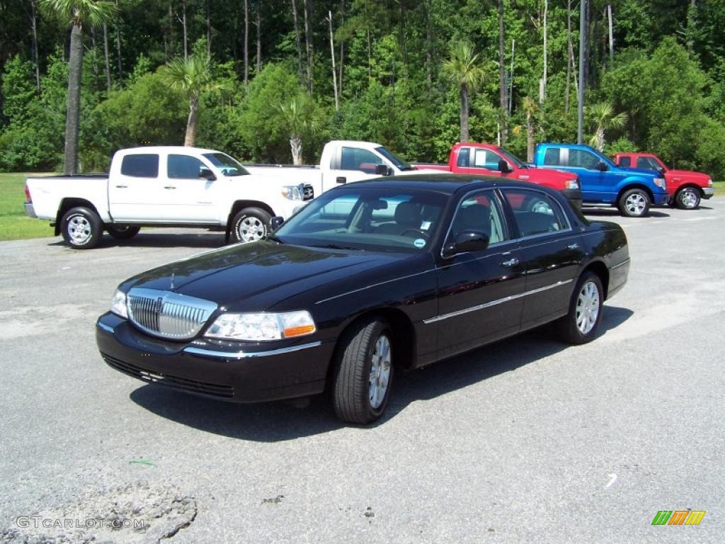 Black Lincoln Town Car