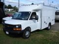 2010 Summit White Chevrolet Express Cutaway 3500 Commercial Utility Van  photo #1