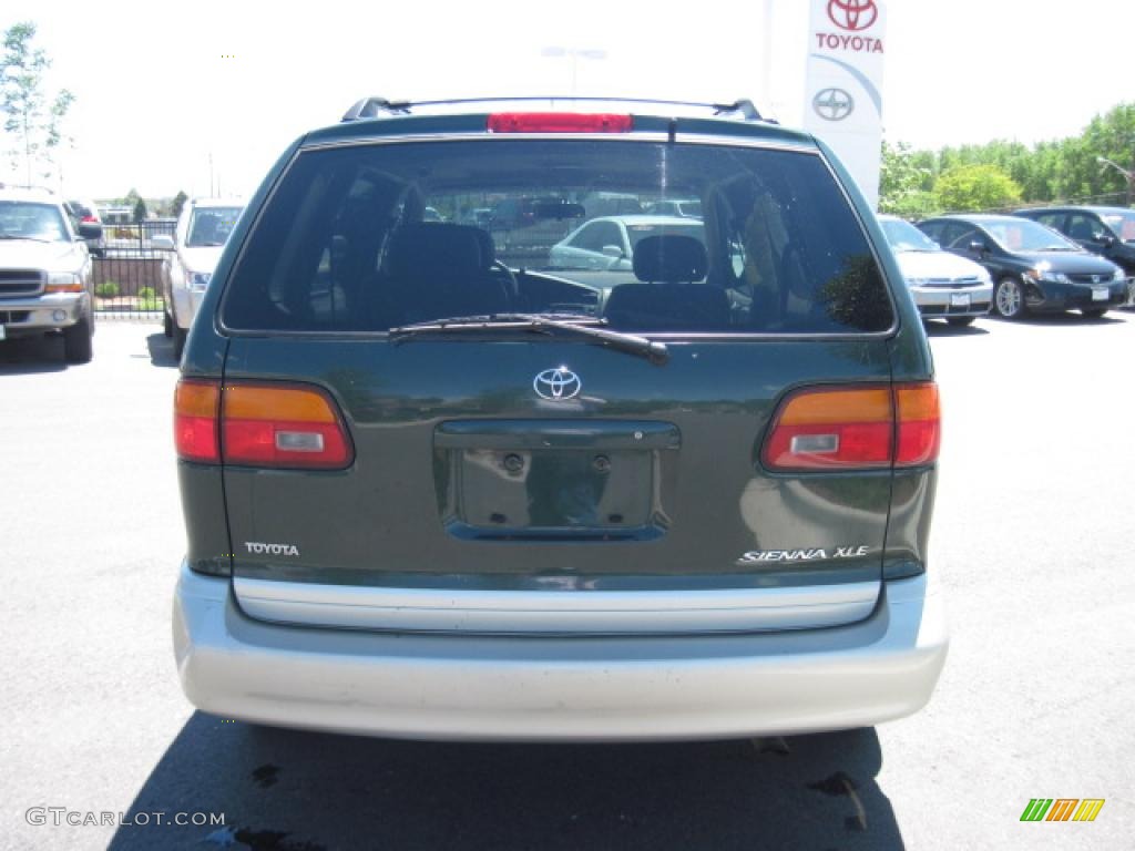 1999 Sienna XLE - Woodland Pearl / Oak Beige photo #3