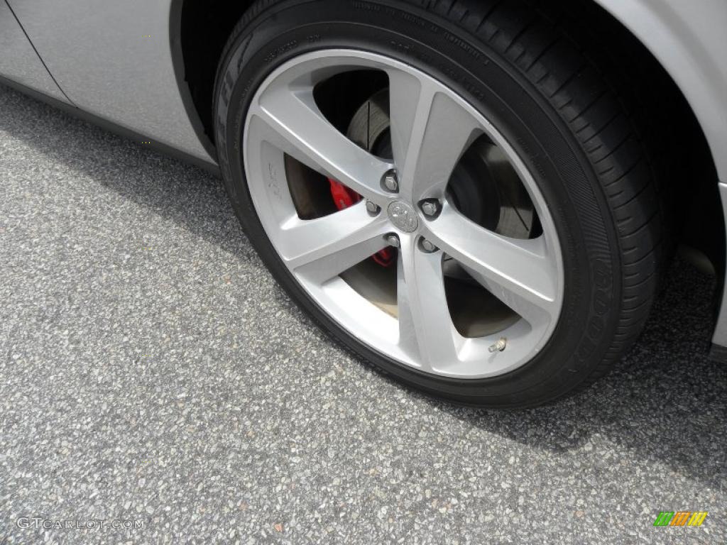 2010 Challenger SRT8 - Bright Silver Metallic / Dark Slate Gray photo #14