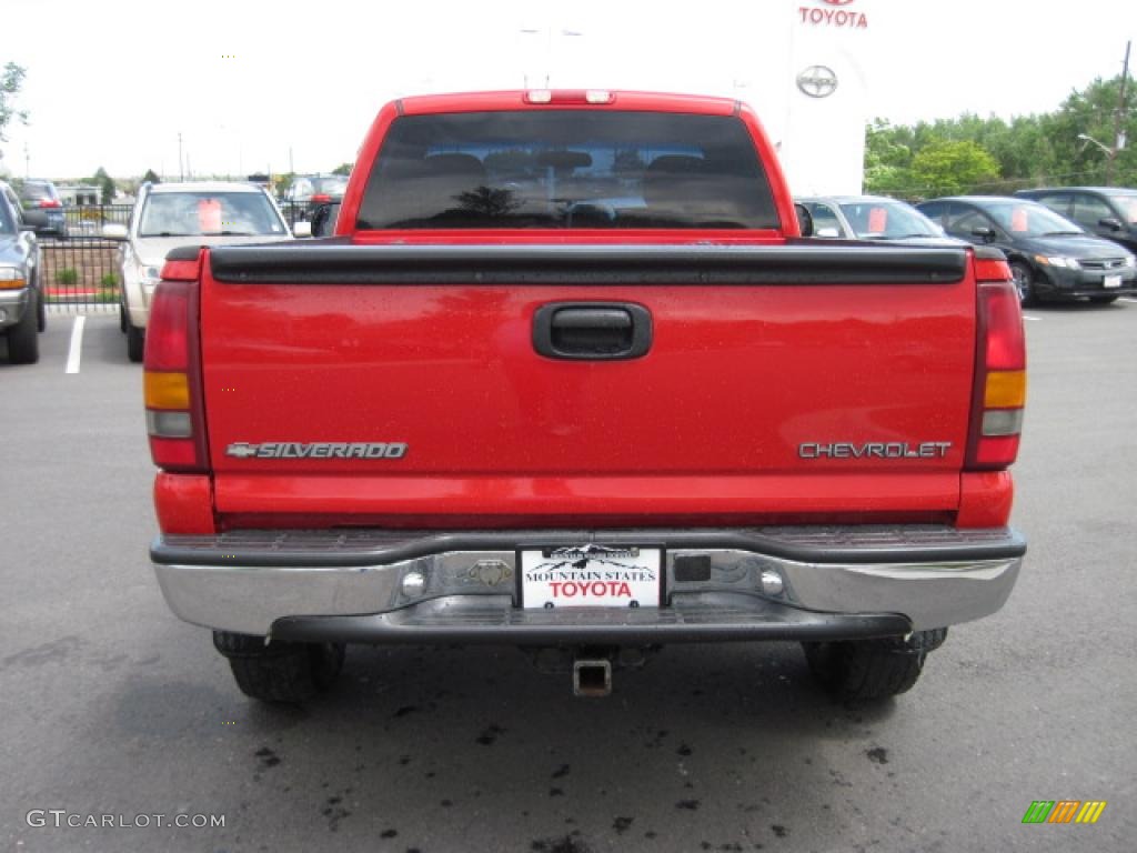 2000 Silverado 1500 Z71 Regular Cab 4x4 - Victory Red / Graphite photo #3