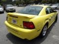 2003 Zinc Yellow Ford Mustang GT Coupe  photo #9