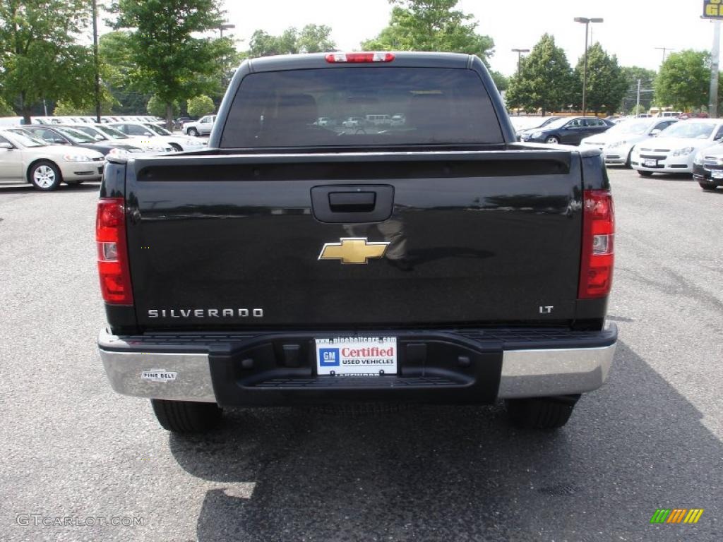 2009 Silverado 1500 LT Crew Cab 4x4 - Black Granite Metallic / Dark Titanium photo #5