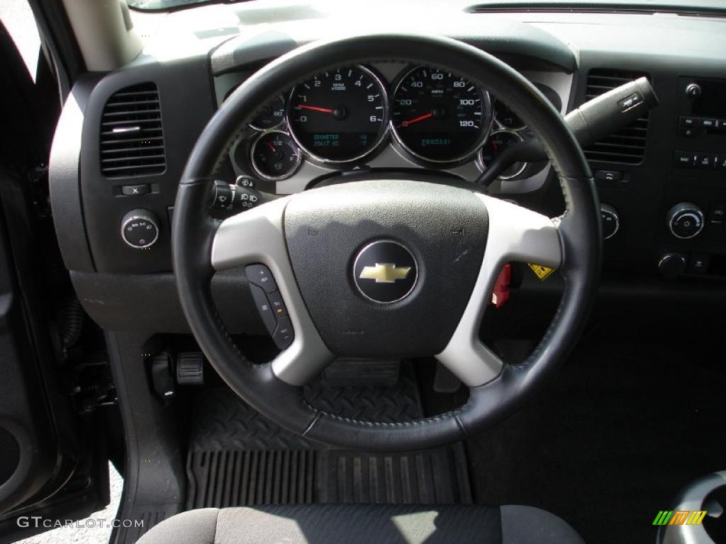 2009 Silverado 1500 LT Crew Cab 4x4 - Black Granite Metallic / Dark Titanium photo #13