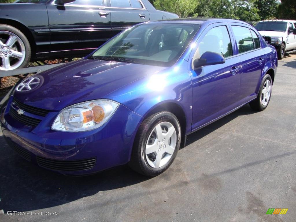 2007 Cobalt LT Sedan - Pace Blue / Gray photo #2
