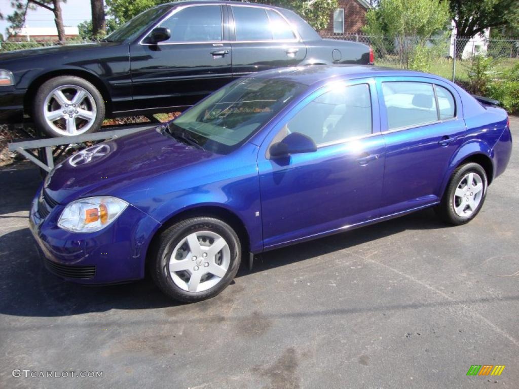 2007 Cobalt LT Sedan - Pace Blue / Gray photo #3