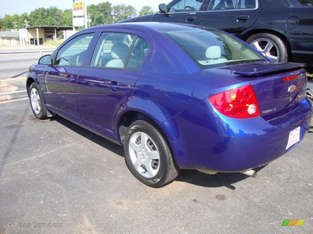 2007 Cobalt LT Sedan - Pace Blue / Gray photo #4
