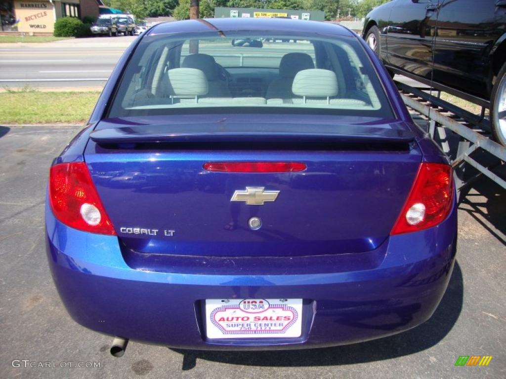 2007 Cobalt LT Sedan - Pace Blue / Gray photo #6