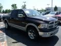 2010 Rugged Brown Pearl Dodge Ram 1500 Laramie Crew Cab  photo #4