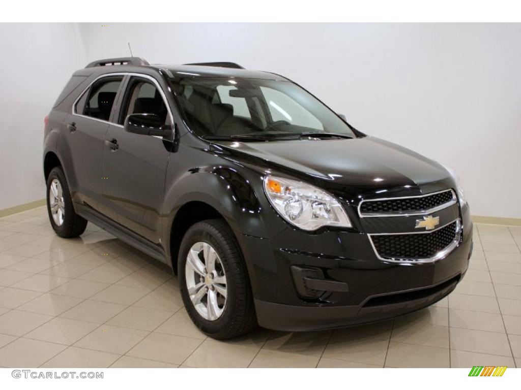 2010 Equinox LT AWD - Black / Jet Black photo #1