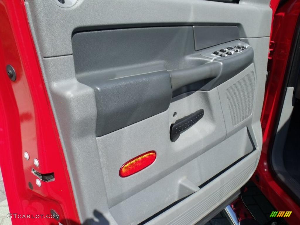2008 Ram 1500 Sport Quad Cab 4x4 - Flame Red / Medium Slate Gray photo #12