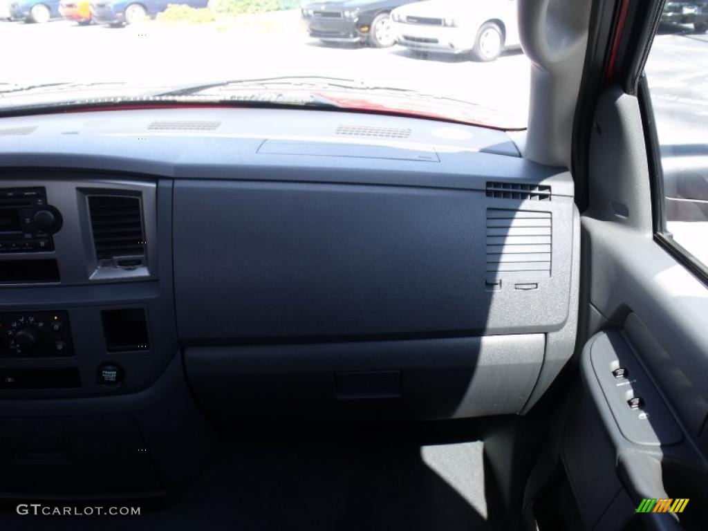 2008 Ram 1500 Sport Quad Cab 4x4 - Flame Red / Medium Slate Gray photo #22