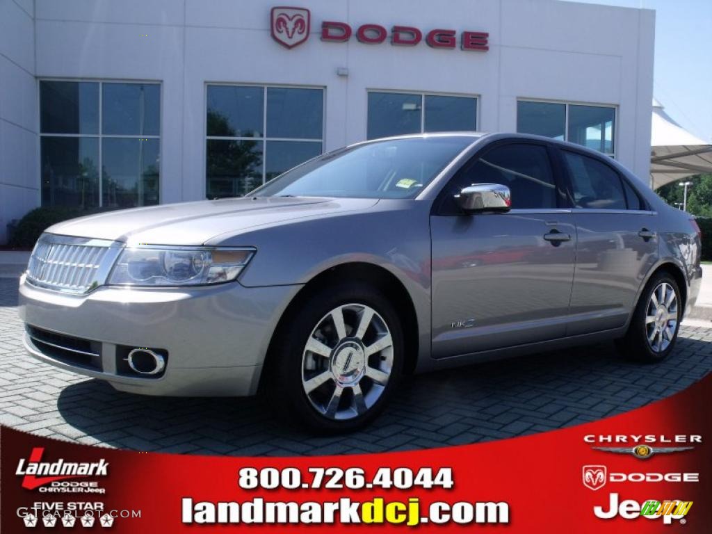 2008 MKZ Sedan - Vapor Silver Metallic / Dark Charcoal photo #1