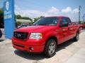 Bright Red - F150 STX SuperCab Photo No. 4